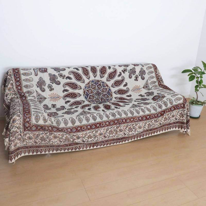 ペルシャ更紗・ガラムカール(イラン手染布)280×220cm(GC-2842)