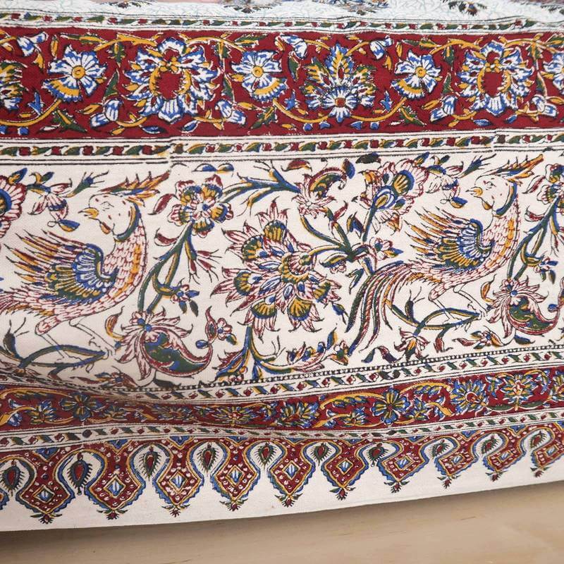 ペルシャ更紗・ガラムカール(イラン手染布)280×220cm(GC-2842)