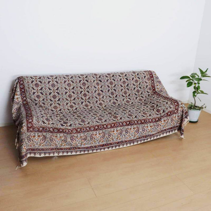 ペルシャ更紗・ガラムカール(イラン手染布)280×220cm(GC-2844)