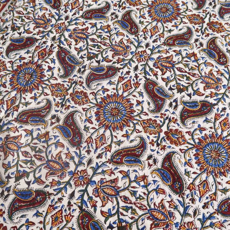 ペルシャ更紗・ガラムカール(イラン手染布)280×220cm(GC-2844)