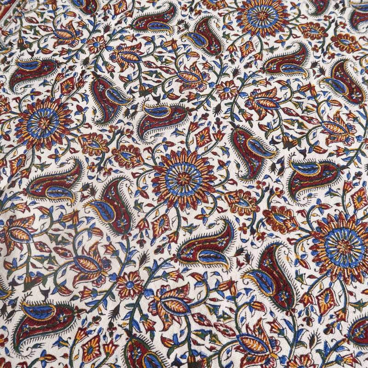 ペルシャ更紗・ガラムカール(イラン手染布)280×220cm(GC-2844)