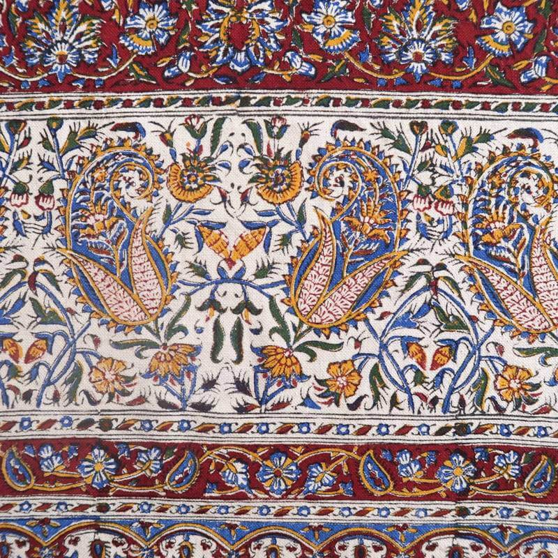 ペルシャ更紗・ガラムカール(イラン手染布)280×220cm(GC-2844)