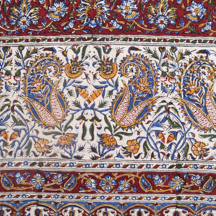 ペルシャ更紗・ガラムカール(イラン手染布)280×220cm(GC-2844)