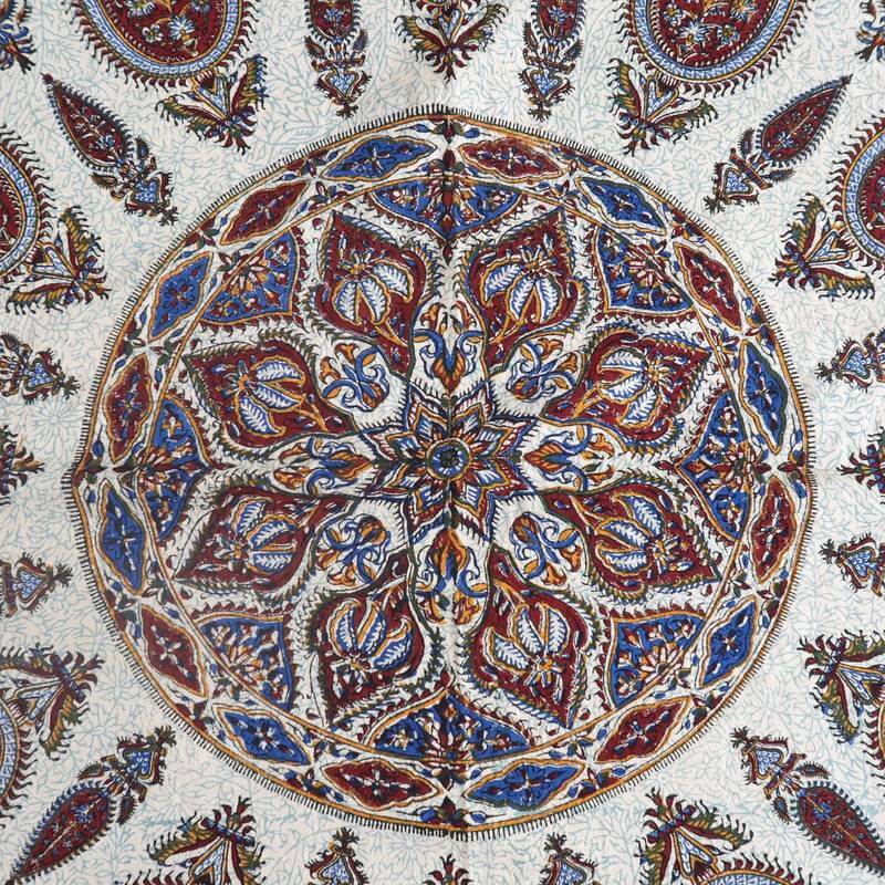 ペルシャ更紗・ガラムカール(イラン手染布)280×220cm(GC-2845)