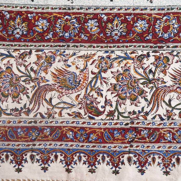 ペルシャ更紗・ガラムカール(イラン手染布)280×220cm(GC-2845)