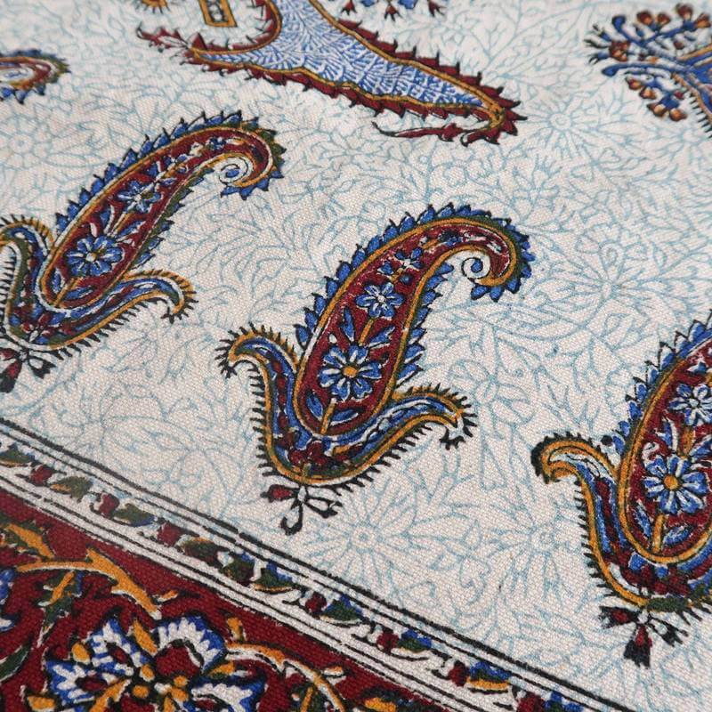 ペルシャ更紗・ガラムカール(イラン手染布)280×220cm(GC-2845)