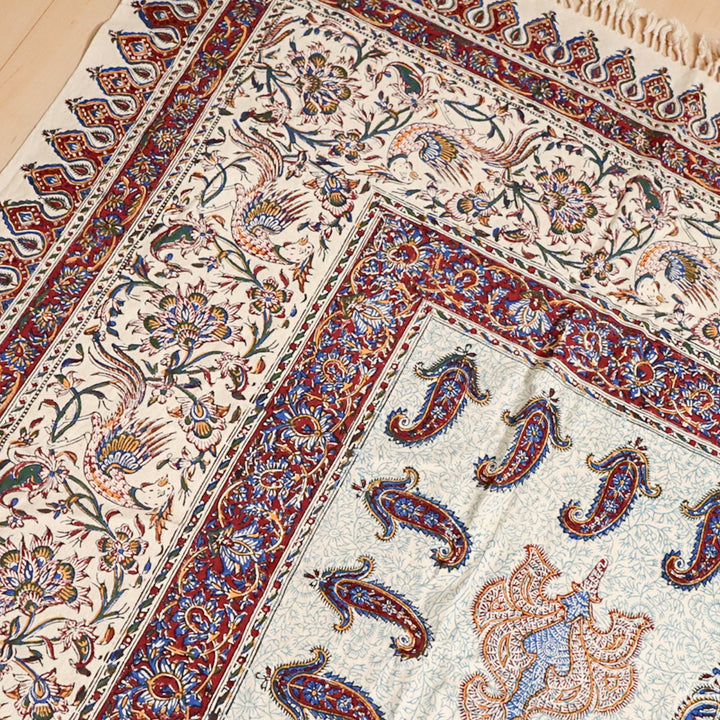 ペルシャ更紗・ガラムカール(イラン手染布) 280×220cm(GC-2847)