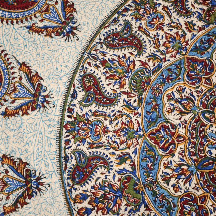 ペルシャ更紗・ガラムカール(イラン手染布) 280×220cm(GC-2847)