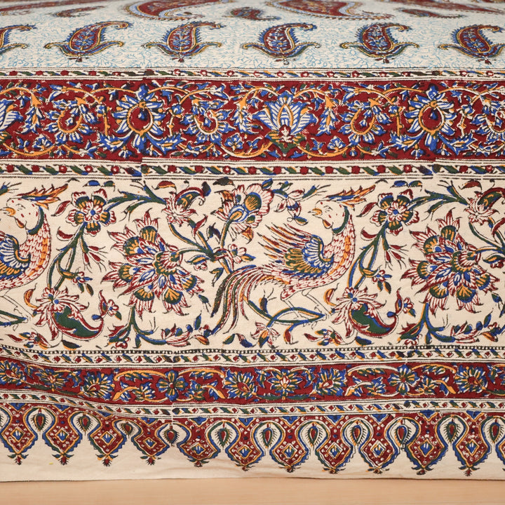 ペルシャ更紗・ガラムカール(イラン手染布) 280×220cm(GC-2847)