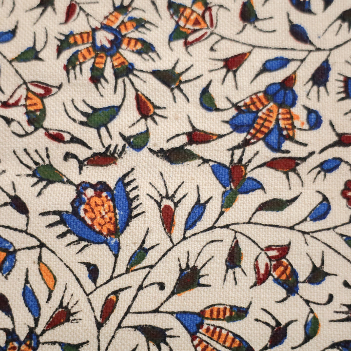 ペルシャ更紗・ガラムカール(イラン手染布) 40×40cm(GS-405)※メール便無料