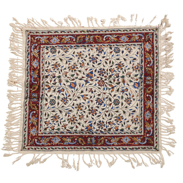 ペルシャ更紗・ガラムカール(イラン手染布) 40×40cm(GS-405)※メール便無料