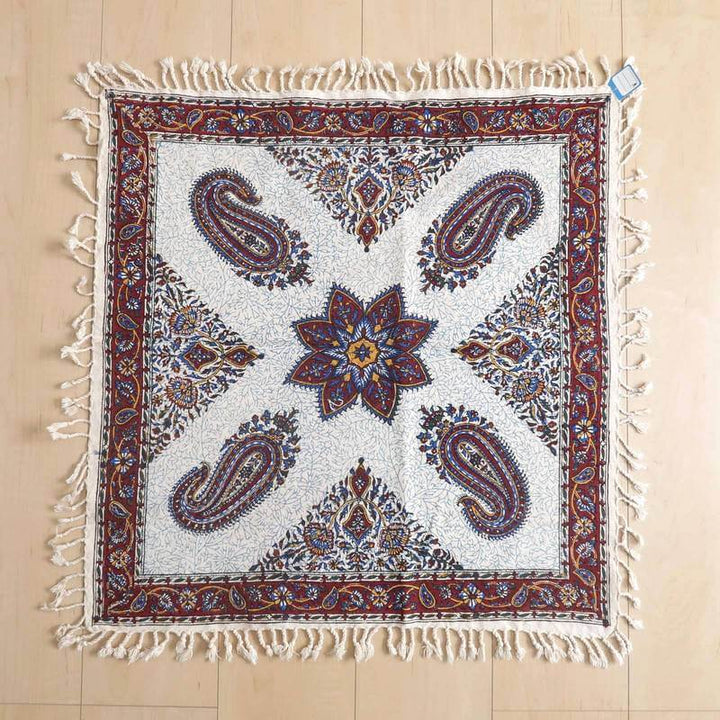 ペルシャ更紗・ガラムカール(イラン手染布)60×60cm(GS-607)※メール便無料