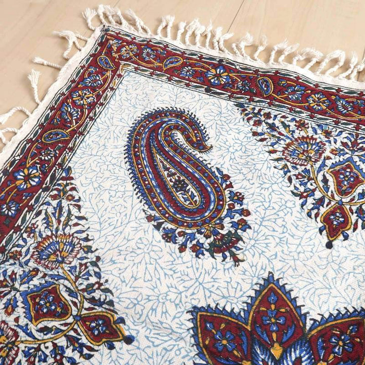 ペルシャ更紗・ガラムカール(イラン手染布)60×60cm(GS-607)※メール便無料