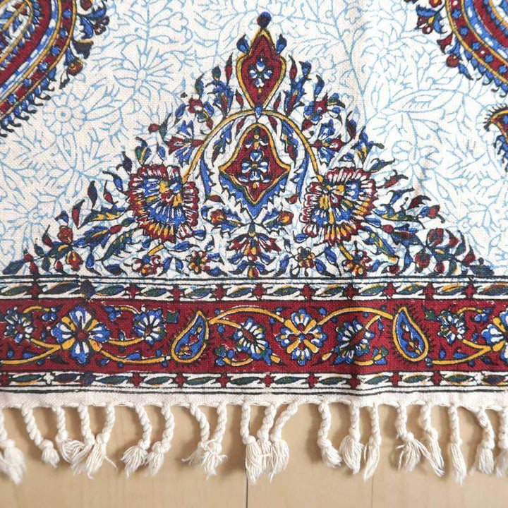 ペルシャ更紗・ガラムカール(イラン手染布)60×60cm(GS-607)※メール便無料