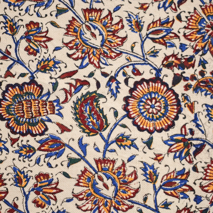 ペルシャ更紗・ガラムカール(イラン手染布) 80×80cm(GS-804)※メール便無料