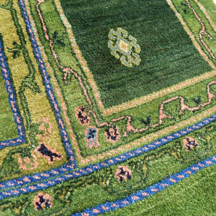 プレミアムギャッベ/ルリバフ 248×176cm(HL-11346)