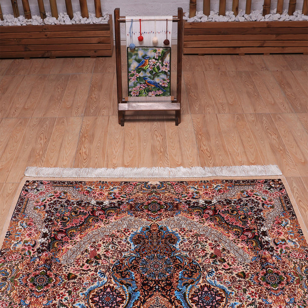 ラティーフカーペット(モダール)LATIF 177×120cm(S-70182)