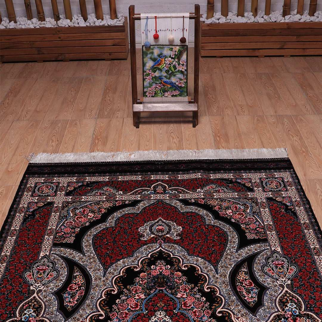 ラティーフカーペット(モダール)LATIF 179×120cm(S-70185)