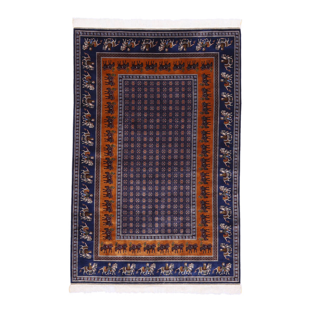 ラティーフカーペット(モダール)LATIF 221×147cm(S-70197)