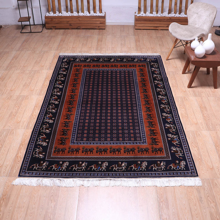 ラティーフカーペット(モダール)LATIF 221×147cm(S-70197)