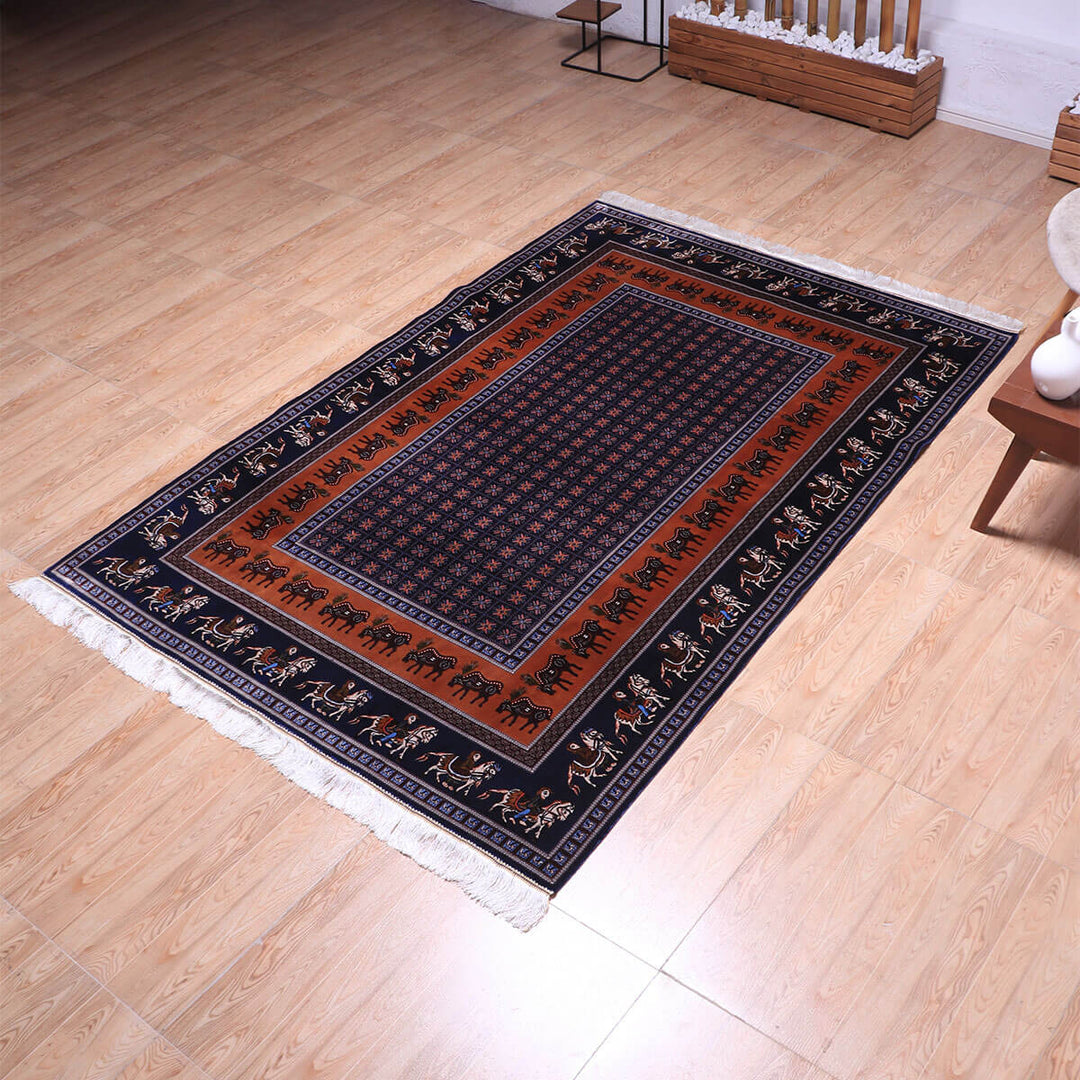 ラティーフカーペット(モダール)LATIF 221×147cm(S-70197)