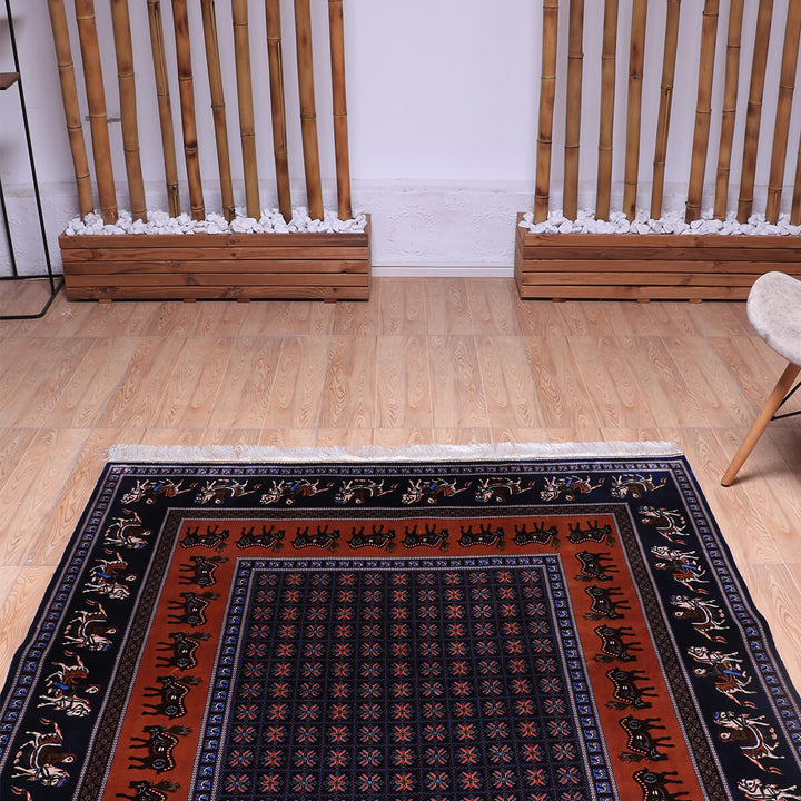 ラティーフカーペット(モダール)LATIF 221×147cm(S-70197)