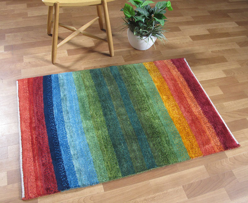ギャッベ,ラグ,アマレ,115×77cm,ゾランヴァリ,手織り,ウール絨毯