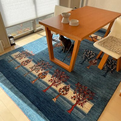 新たに購入したギャッベもとても素敵で大満足です（2）／2022-01-27 - ギャッベ（ギャベ）＆ペルシャ絨毯の店オリエンタルムーン【公式】