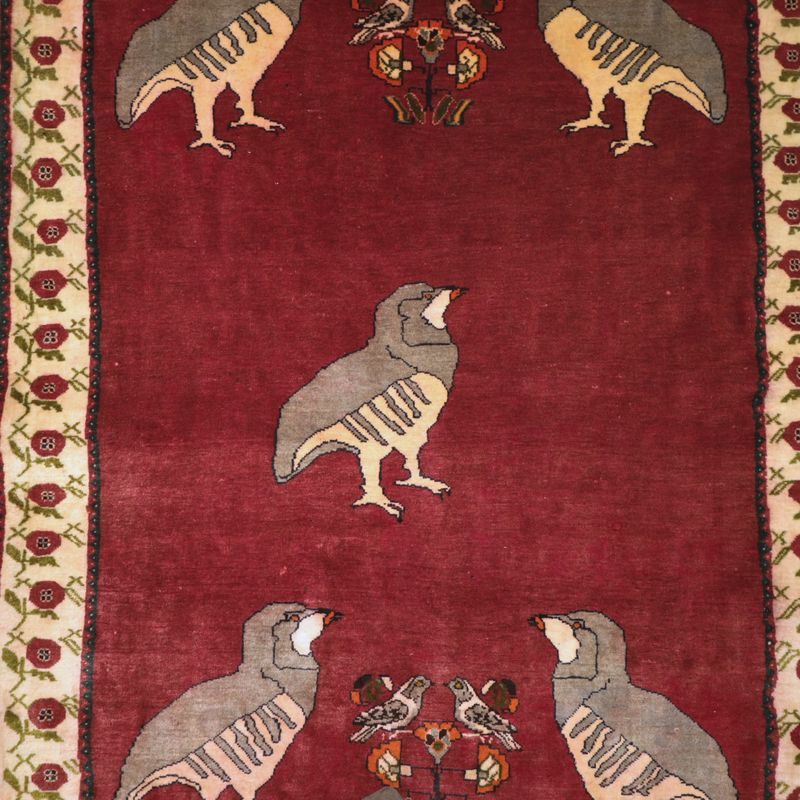 ギャッベ／オールド カシュガイ 179×121cm（AL-4117）