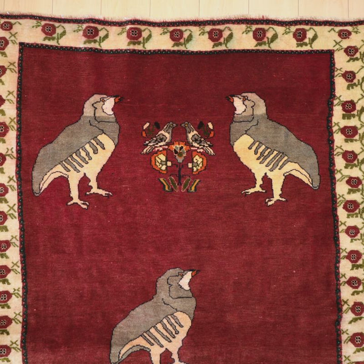 ギャッベ／オールド カシュガイ 179×121cm（AL-4117）