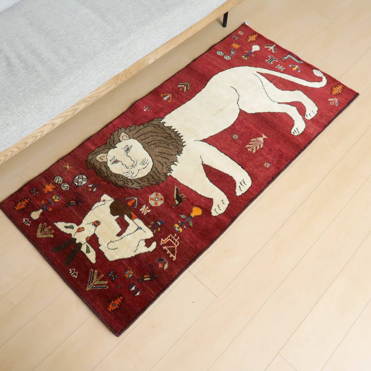 ギャッベ／オールド カシュガイ 175×83cm（ALB-4217