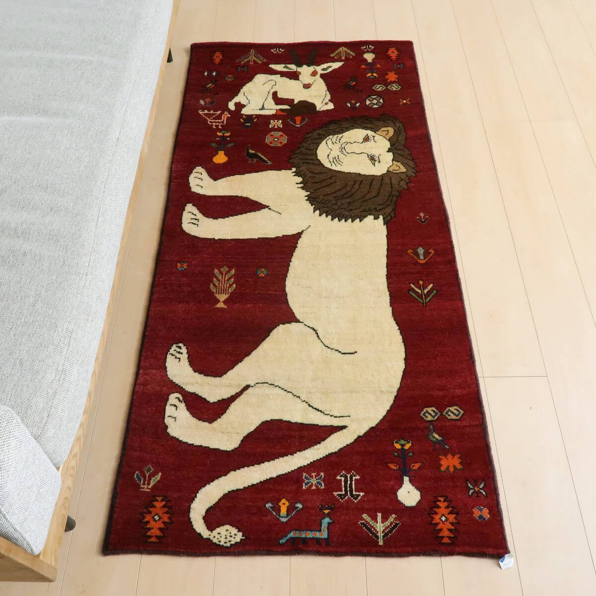 ギャッベ／オールド カシュガイ 175×83cm（ALB-4217