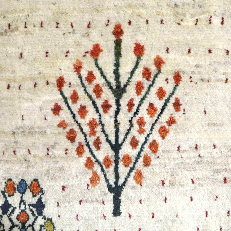 【セミオーダー受付中】  サイズ変更OK　カラー変更OK イラン　シラーズ産　ギャッベ 　（bl-10004）