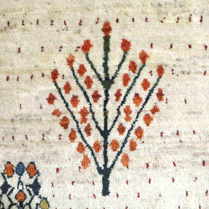 【セミオーダー受付中】  サイズ変更OK　カラー変更OK イラン　シラーズ産　ギャッベ 　（bl-10004）