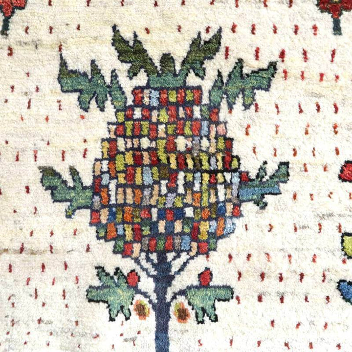 【セミオーダー受付中】  サイズ変更OK　カラー変更OK イラン　シラーズ産　ギャッベ 　（bl-10004）