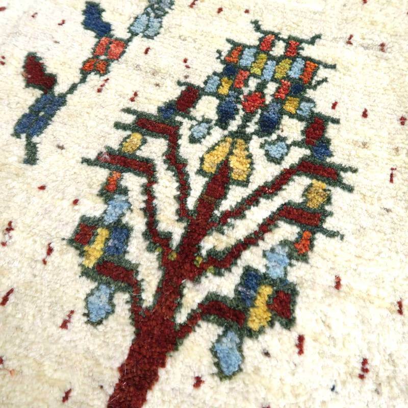 【セミオーダー受付中】  サイズ変更OK　カラー変更OK イラン　シラーズ産　ギャッベ 　（bl-10004）