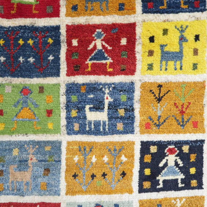 【オーダーメイド受付中】イラン　シラーズ産　ギャッベ 　（bl-10007）