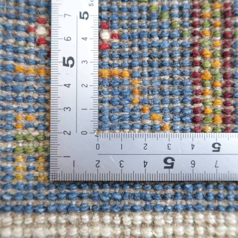 【セミオーダー受付中】  サイズ変更OK　カラー変更OK イラン　シラーズ産　ギャッベ 　（bl-10026）