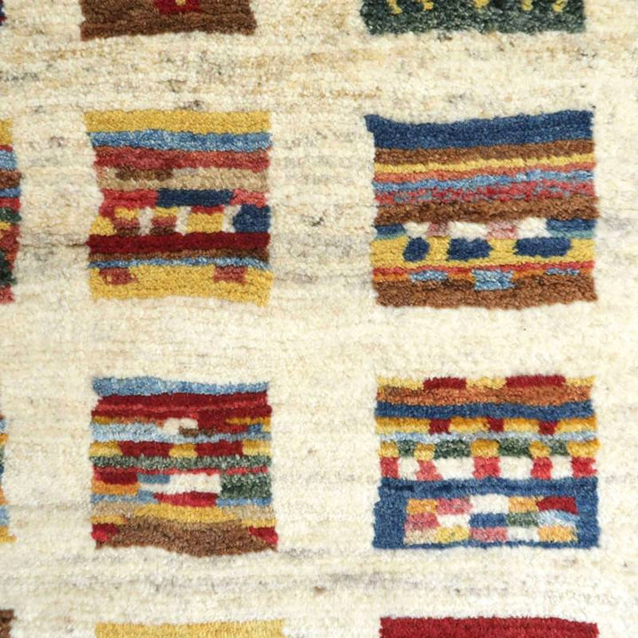 【セミオーダー受付中】  サイズ変更OK　カラー変更OK イラン　シラーズ産　ギャッベ 　（bl-10027）