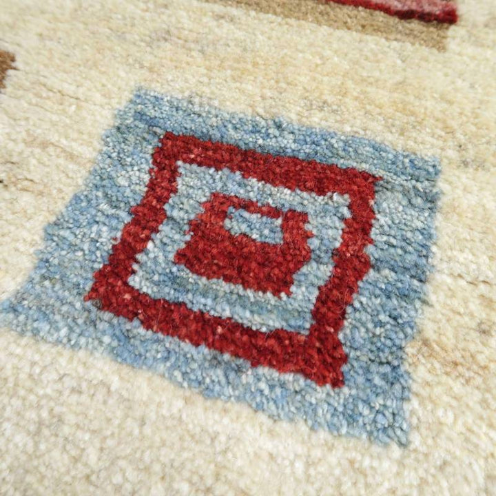 【セミオーダー受付中】  サイズ変更OK　カラー変更OK イラン　シラーズ産　ギャッベ 　（bl-10027）