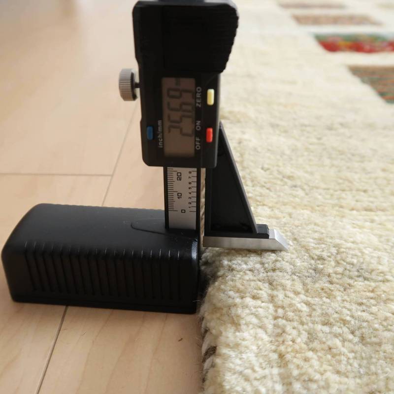 【セミオーダー受付中】  サイズ変更OK　カラー変更OK イラン　シラーズ産　ギャッベ 　（bl-10027）