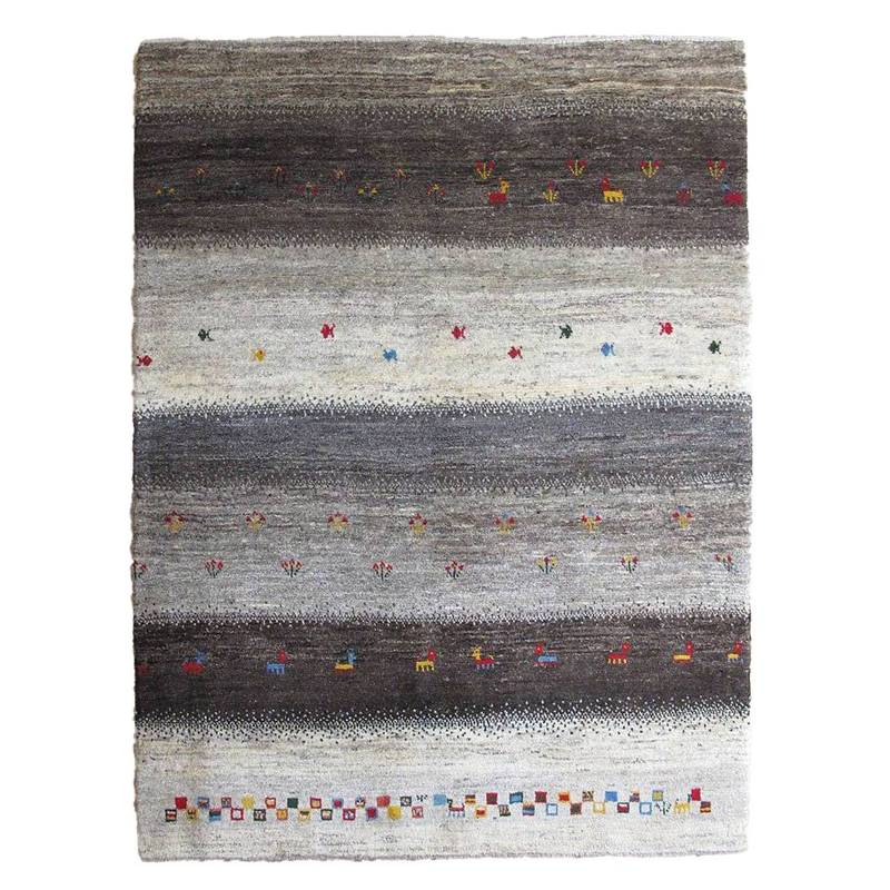 【セミオーダー受付中】  サイズ変更OK　カラー変更OK イラン　シラーズ産　ギャッベ 　（bl-10029）