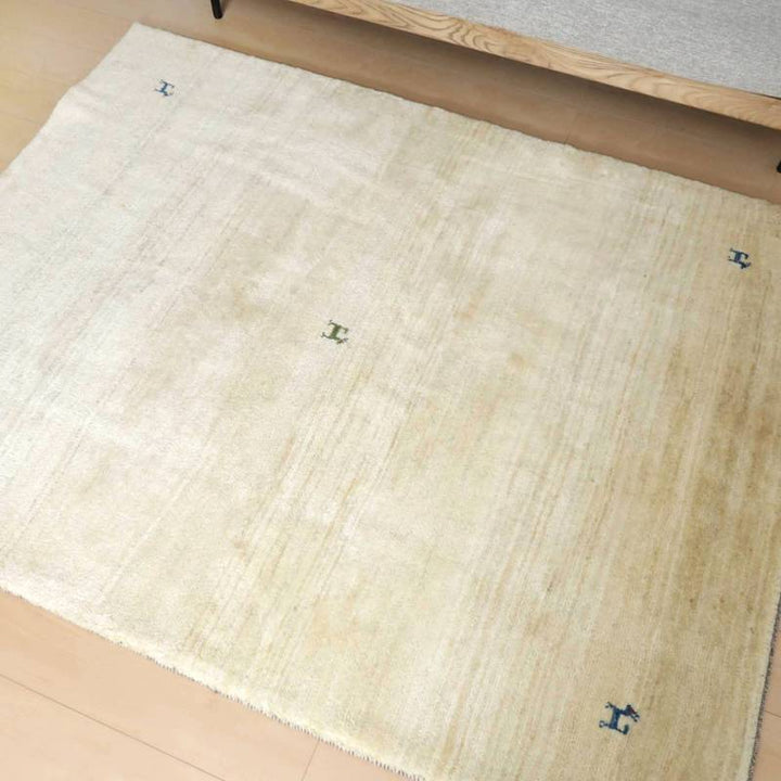 【セミオーダー受付中】  サイズ変更OK　カラー変更OK イラン　シラーズ産　ギャッベ 　（bl-10033）