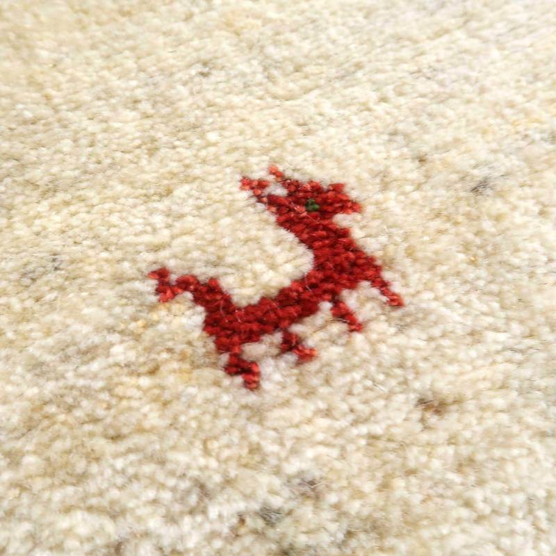 【セミオーダー受付中】  サイズ変更OK　カラー変更OK イラン　シラーズ産　ギャッベ 　（bl-10037）