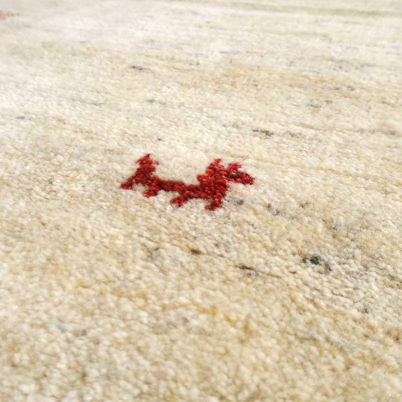 【セミオーダー受付中】  サイズ変更OK　カラー変更OK イラン　シラーズ産　ギャッベ 　（bl-10037）