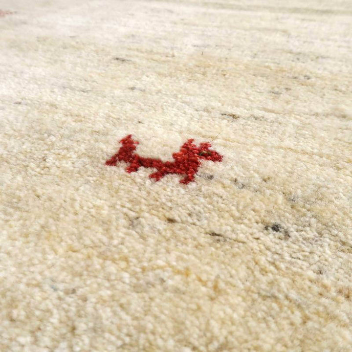 【セミオーダー受付中】  サイズ変更OK　カラー変更OK イラン　シラーズ産　ギャッベ 　（bl-10037）