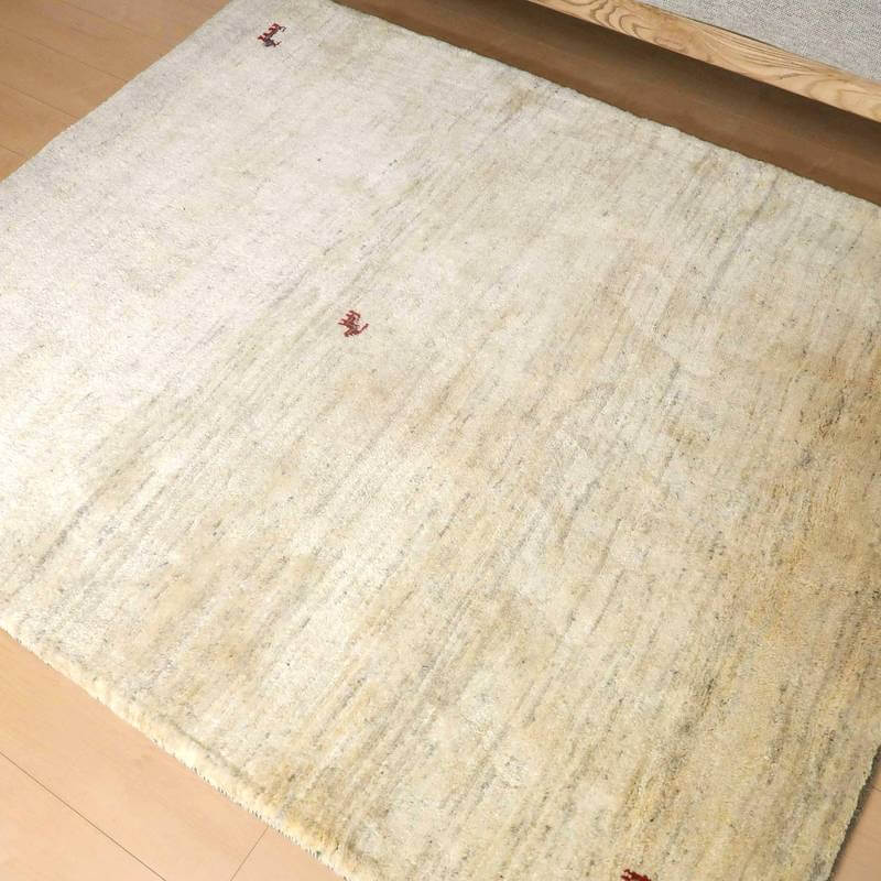 ギャッベ（ギャベ） 199×143cm（BL-10030）イラン産のデザインの写真
