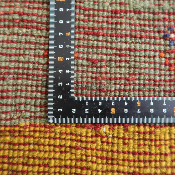 【セミオーダー受付中】  サイズ変更OK　カラー変更OK イラン　シラーズ産　ギャッベ 　（bl-10227）