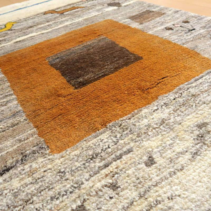 【セミオーダー受付中】  サイズ変更OK　カラー変更OK イラン　シラーズ産　ギャッベ 　（bl-10238）