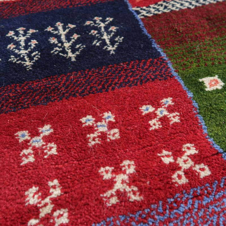 【オーダーメイド受付中】イラン　シラーズ産　ギャッベ 　（bl-10299）